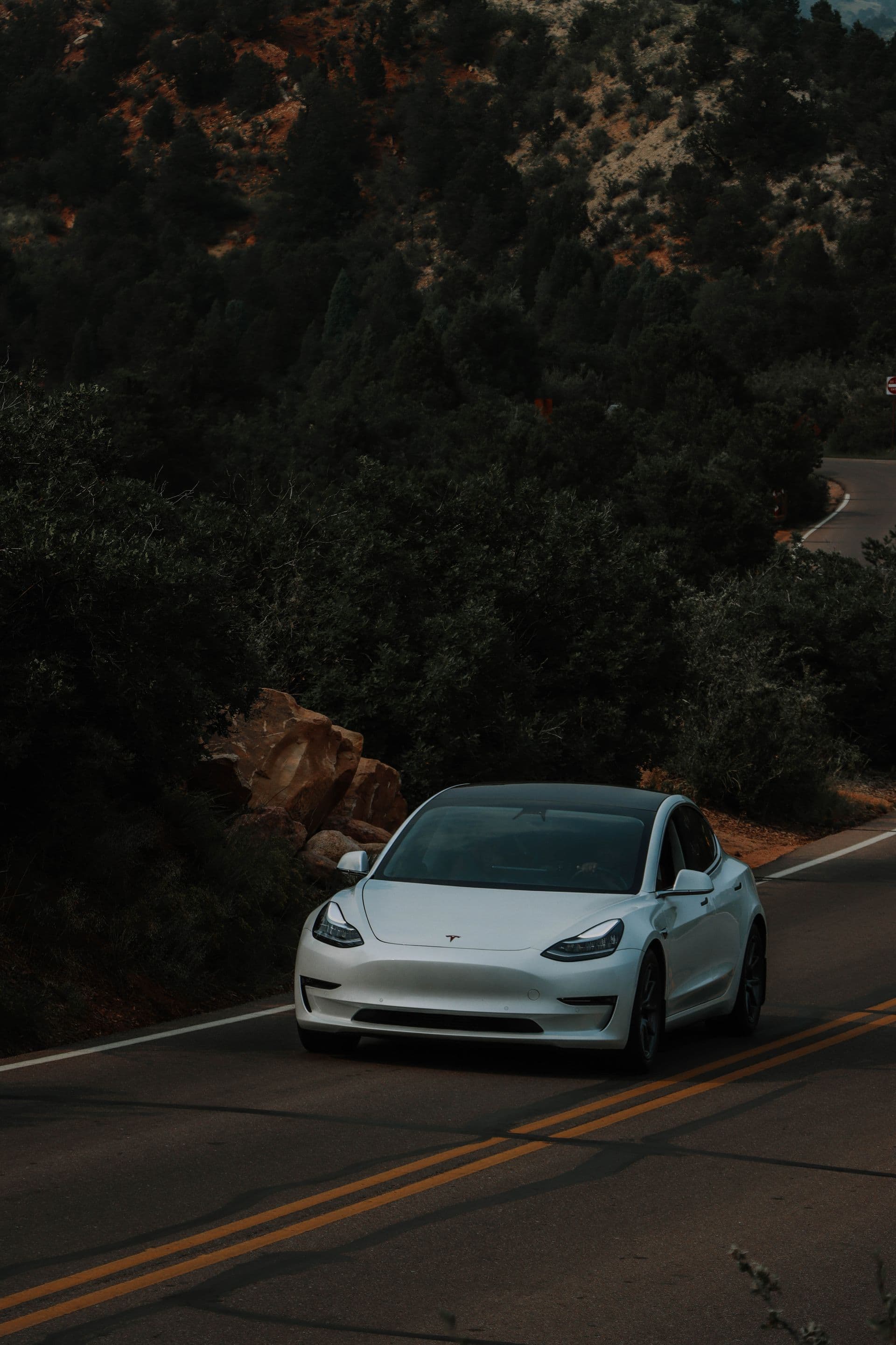 Car on an open road